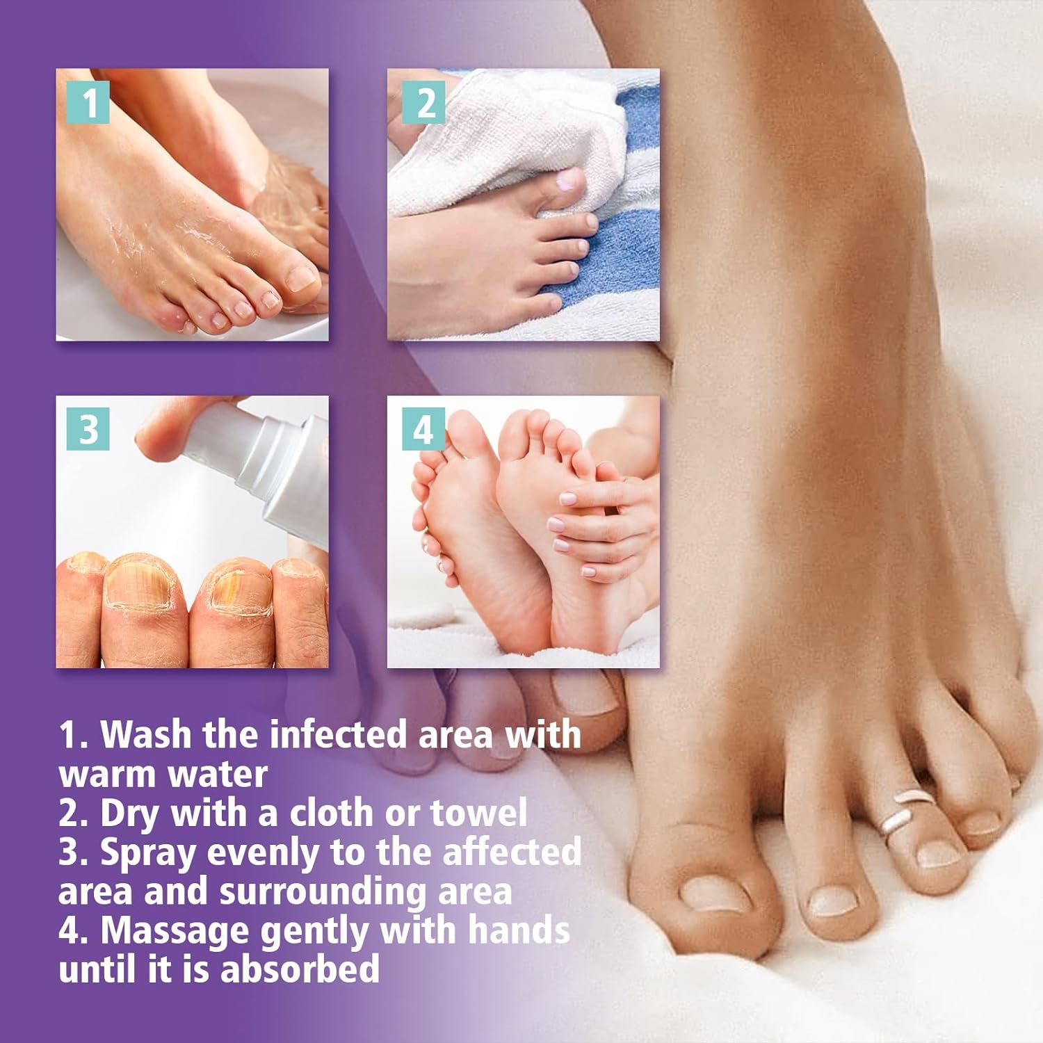 FUNGAL NAIL TREATMENT FOR TOENAILS EXTRA STRONG,100ML SPRAY FOR NAILS