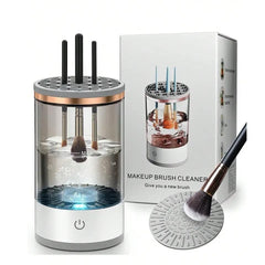 AUTOMATIC PORTABLE ELECTRONIC MAKEUP BRUSH CLEANER