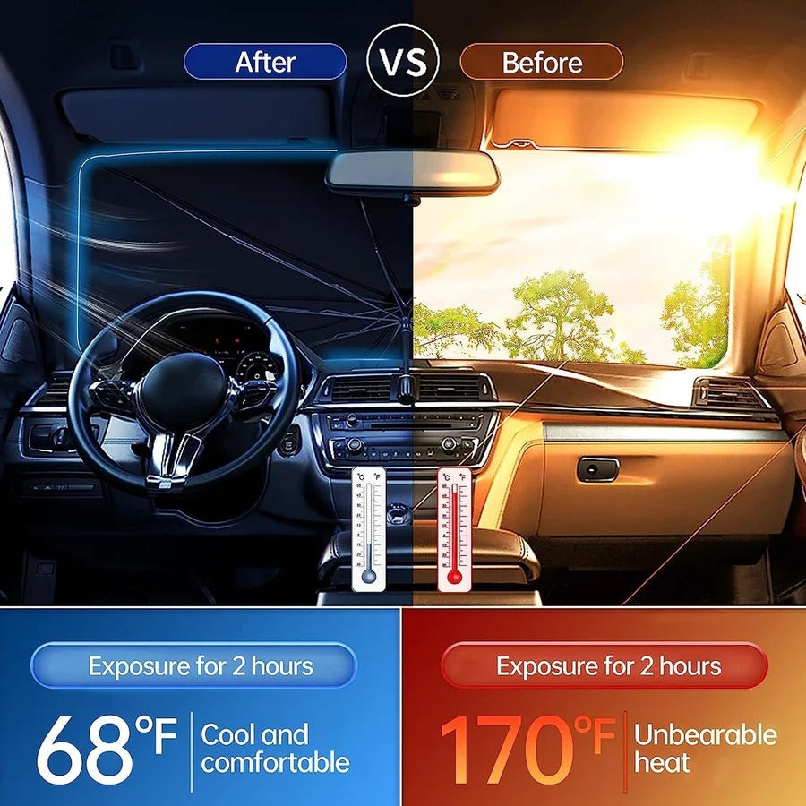 CAR UMBRELLA FOR FRONT SHADING